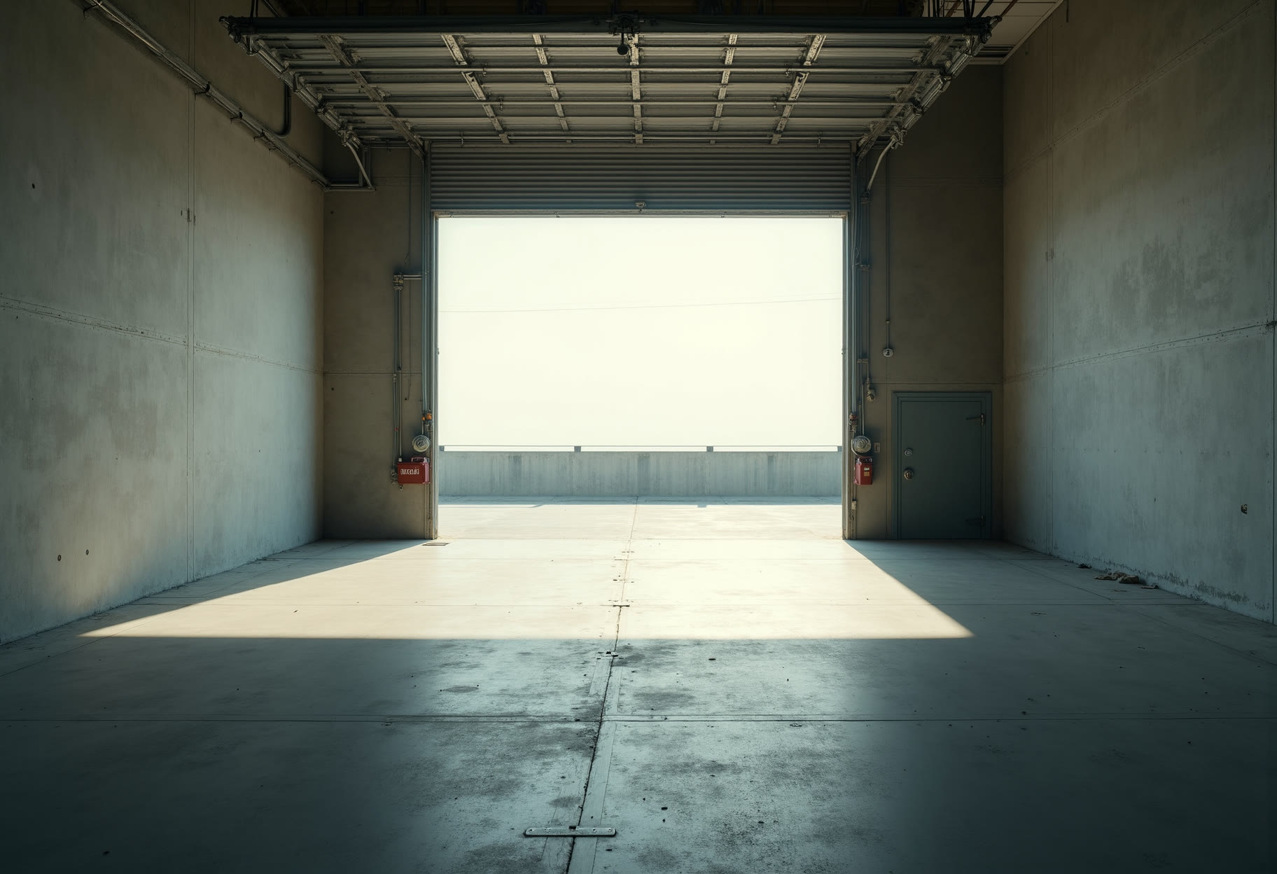 Same garage — swept